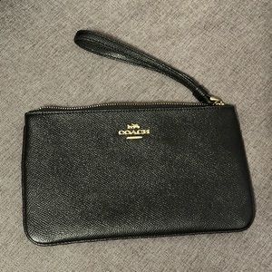 Black Coach Wristlet